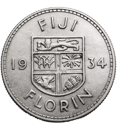 Fidżi, Jerzy V (1910-1936). 1 florin 1934