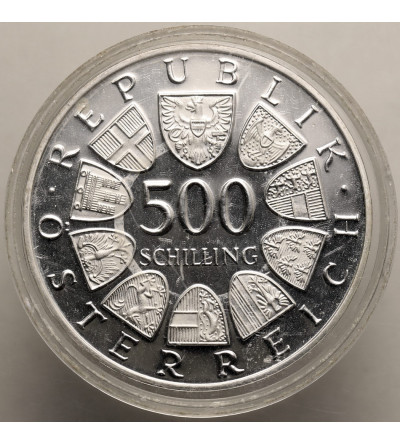 Austria. 500 Schilling 1983, Centennial - Vienna City Hall