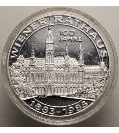 Austria. 500 Schilling 1983, Centennial - Vienna City Hall