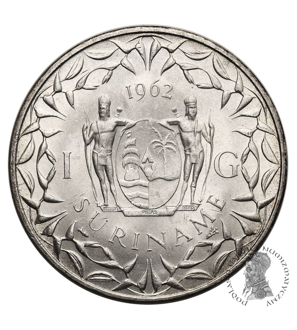 Suriname, Juliana (1948-1975). 1 Gulden 1962