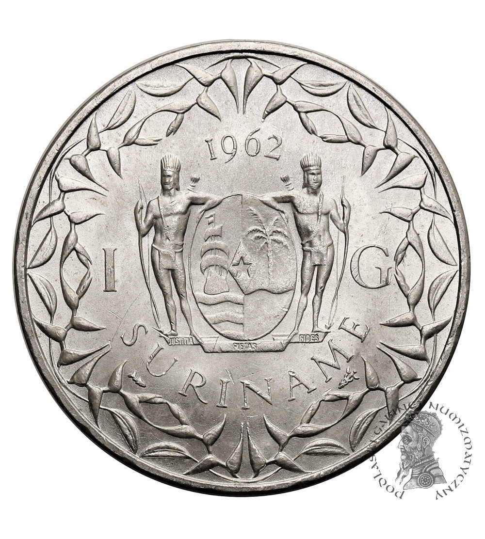 Suriname, Juliana (1948-1975). 1 Gulden 1962