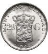 Curacao, Wilhelmina (1890-1948). 2 1/2 Gulden 1944 D