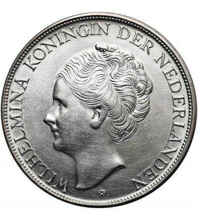 Curacao, Wilhelmina (1890-1948). 2 1/2 guldena 1944 D