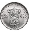 Curacao, Wilhelmina (1890-1948). 2 1/2 guldena 1944 D