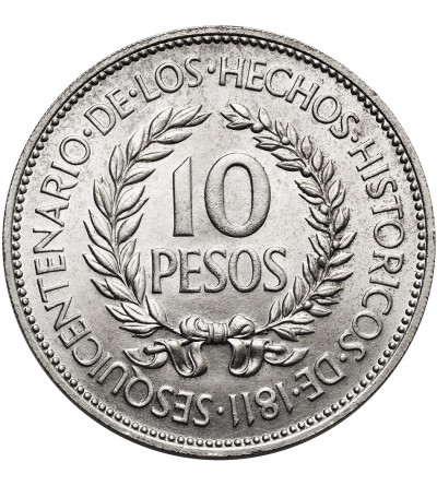 Uruguay. 10 Pesos 1961