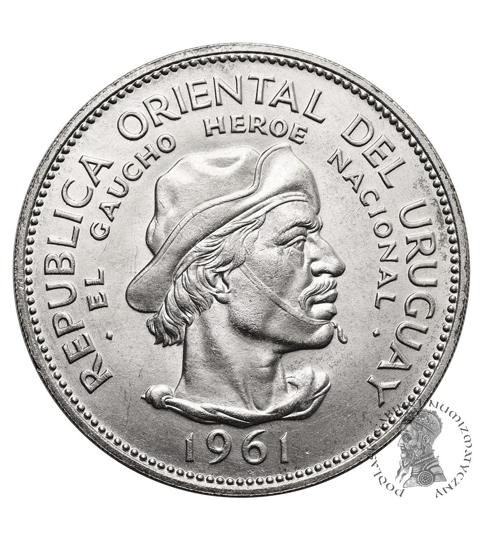 Uruguay. 10 Pesos 1961