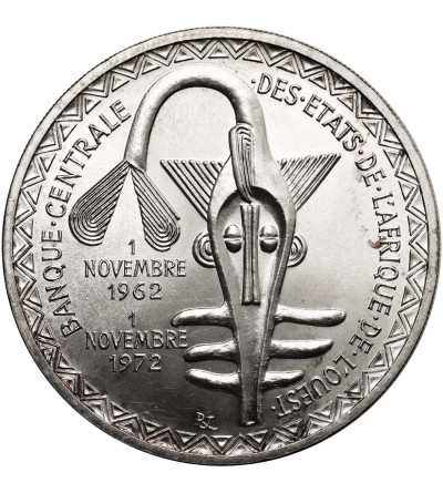 West African States. 500 Francs 1972