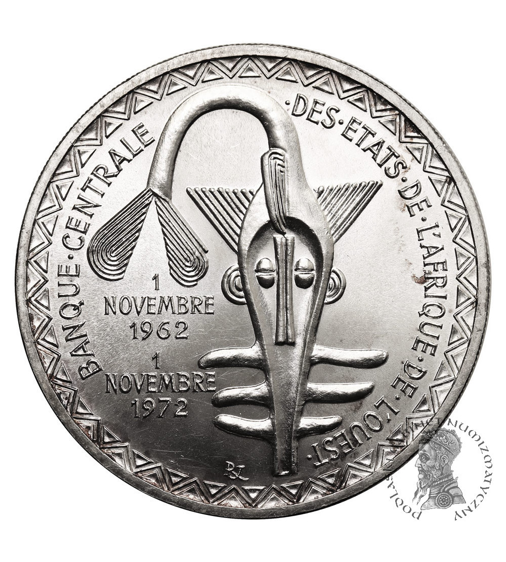 Francuska Afryka Zachodnia. 500 franków 1972