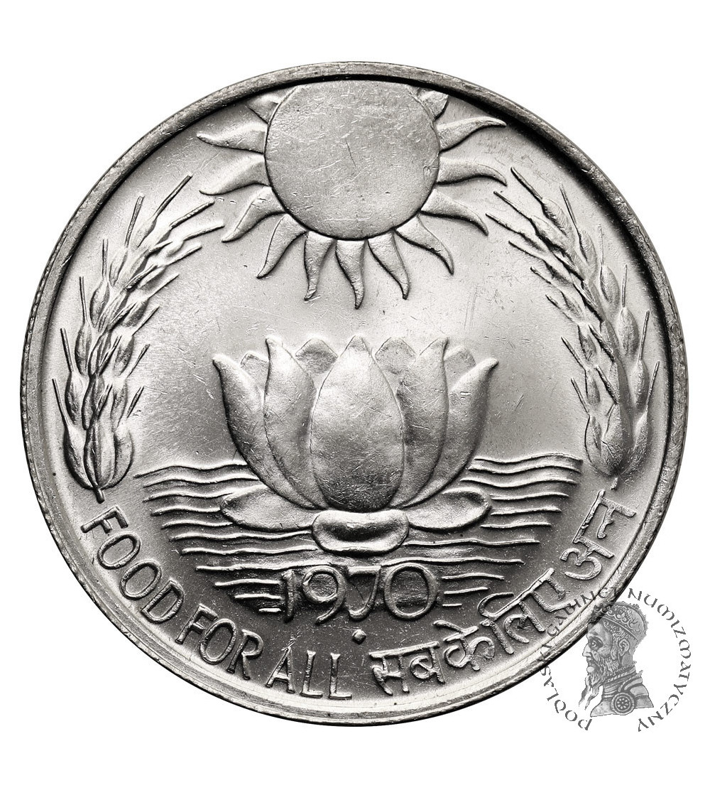 India Republic. 10 Rupees 1970 F.A.O.