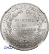 French Indo-China. 1 Piastre 1922 H, Heaton Mint - NGC MS 61