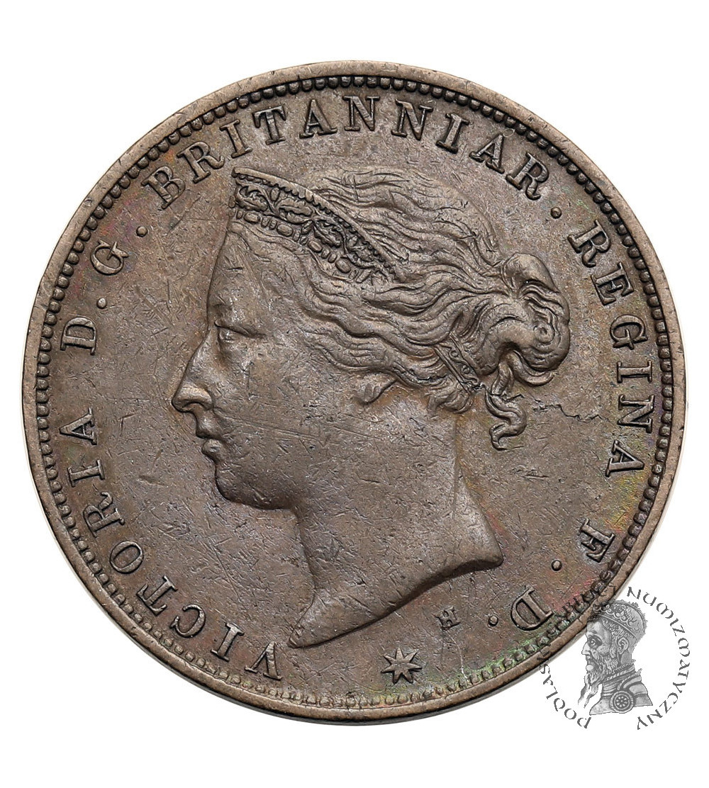 Jersey, Victoria (1837-1901). 1/24 Shilling 1877 H