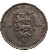 Jersey, Victoria (1837-1901). 1/24 Shilling 1877 H