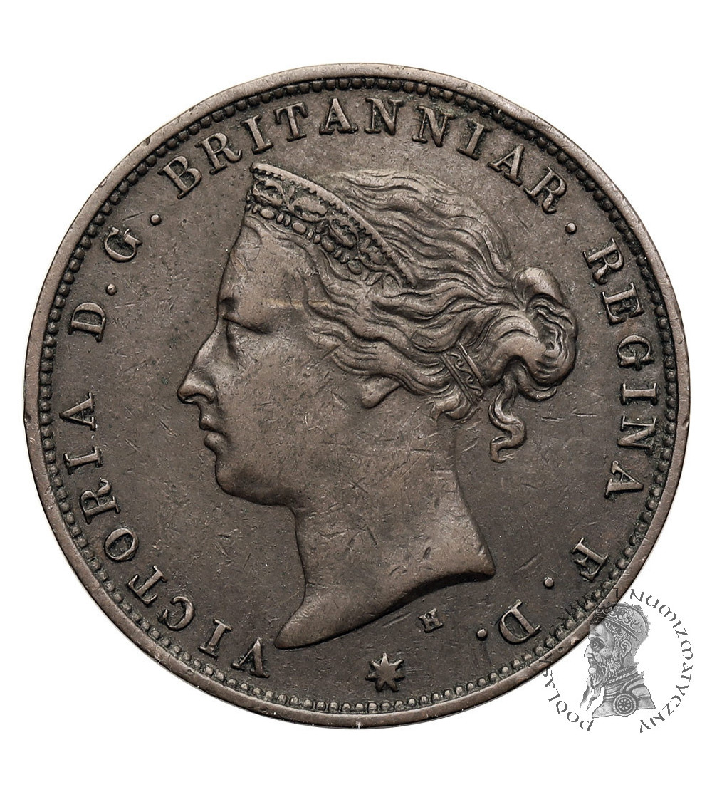 Jersey, Victoria (1837-1901). 1/24 Shilling 1877 H
