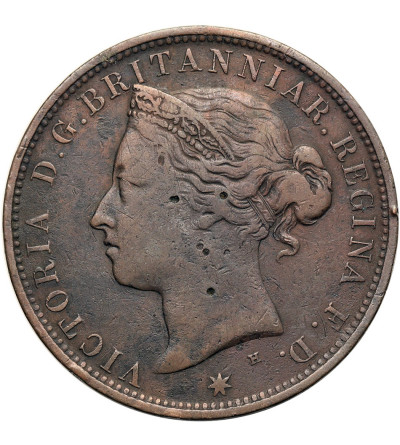 Jersey, Victoria (1837-1901). 1/12 Shilling 1877 H
