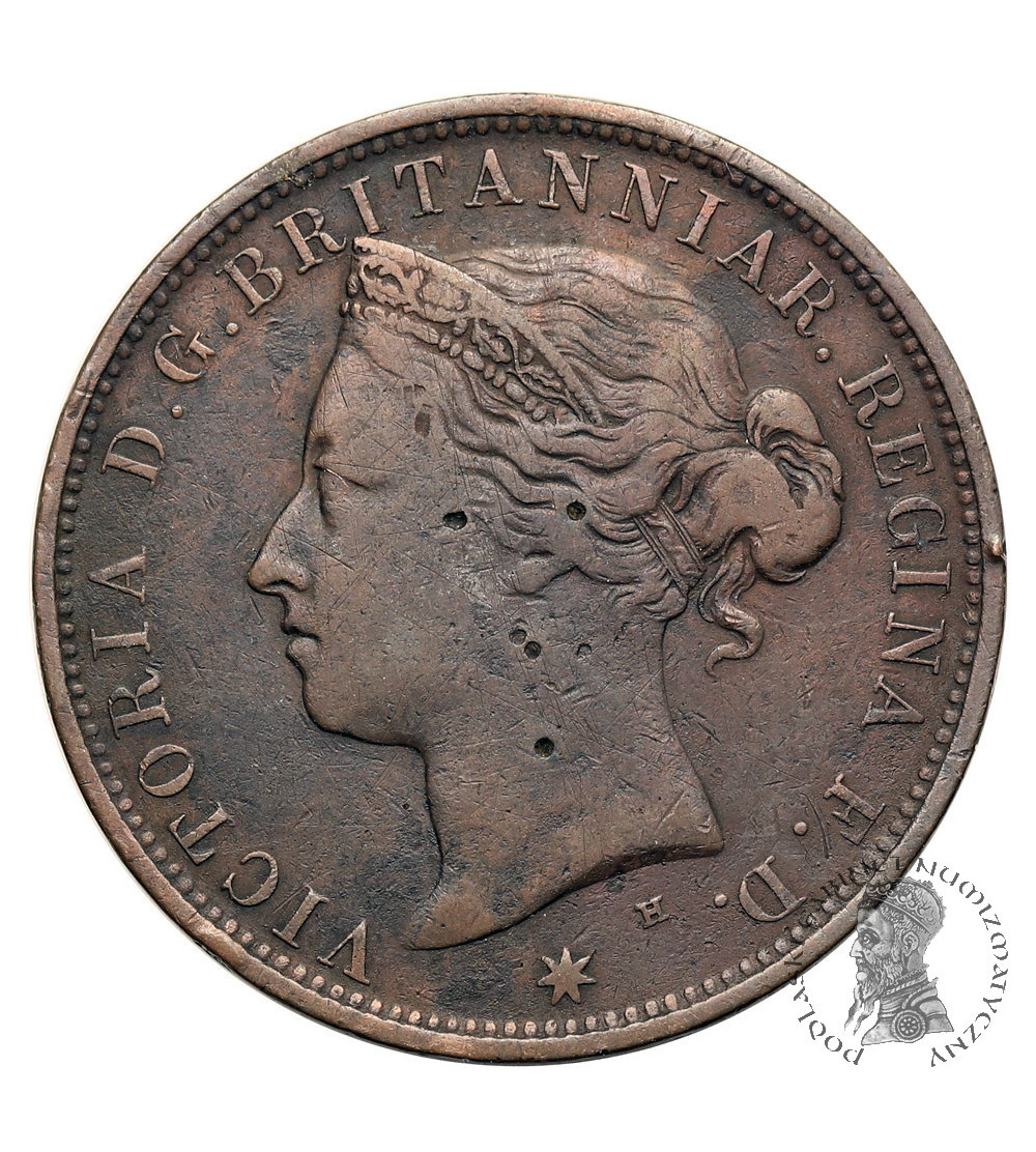 Jersey, Victoria (1837-1901). 1/12 Shilling 1877 H