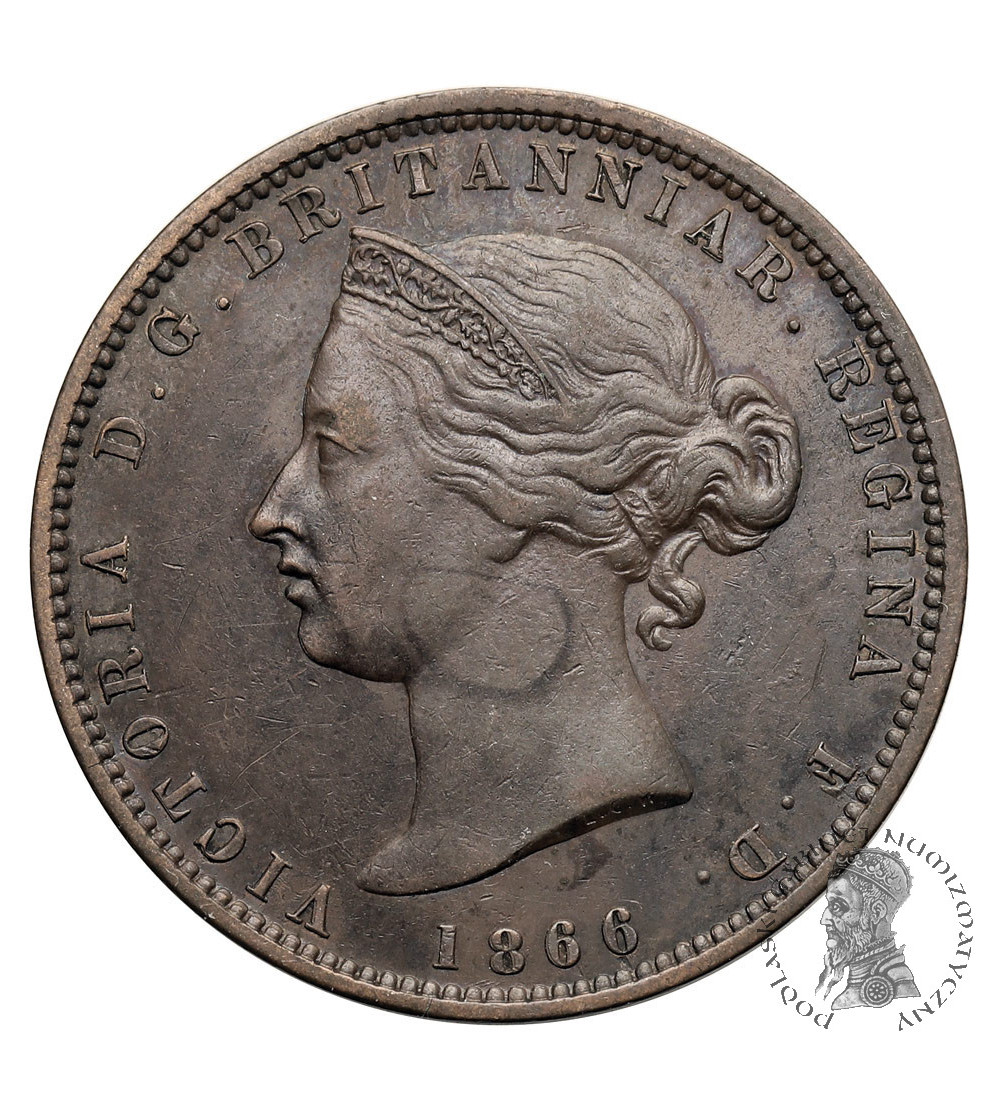 Jersey, Victoria (1837-1901). 1/13 Shilling 1866
