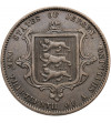 Jersey, Victoria (1837-1901). 1/13 Shilling 1866