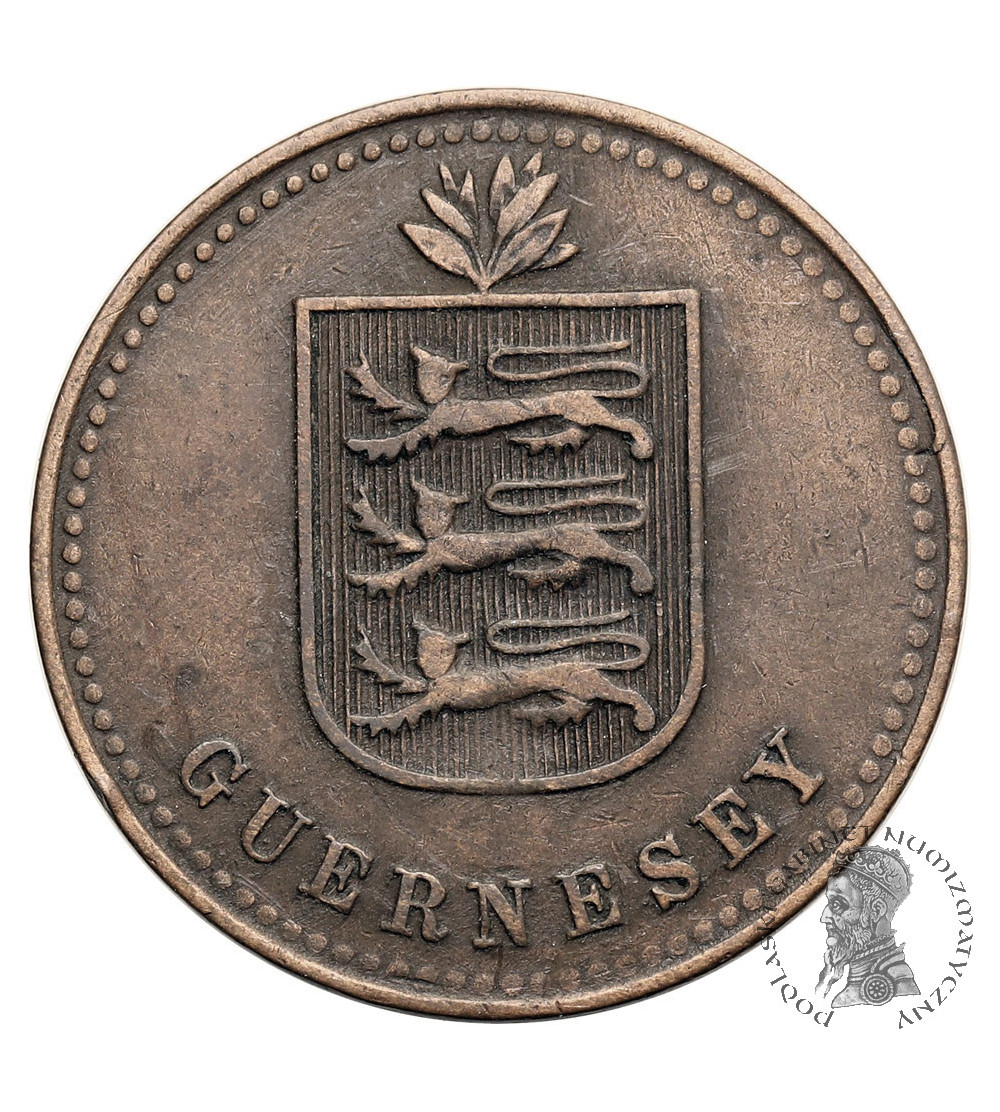 Guernsey, George V (1910-1936). 4 Doubles 1920 H