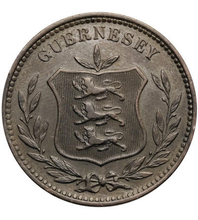 Guernsey, Victoria (1837-1901). 8 Doubles 1889 H