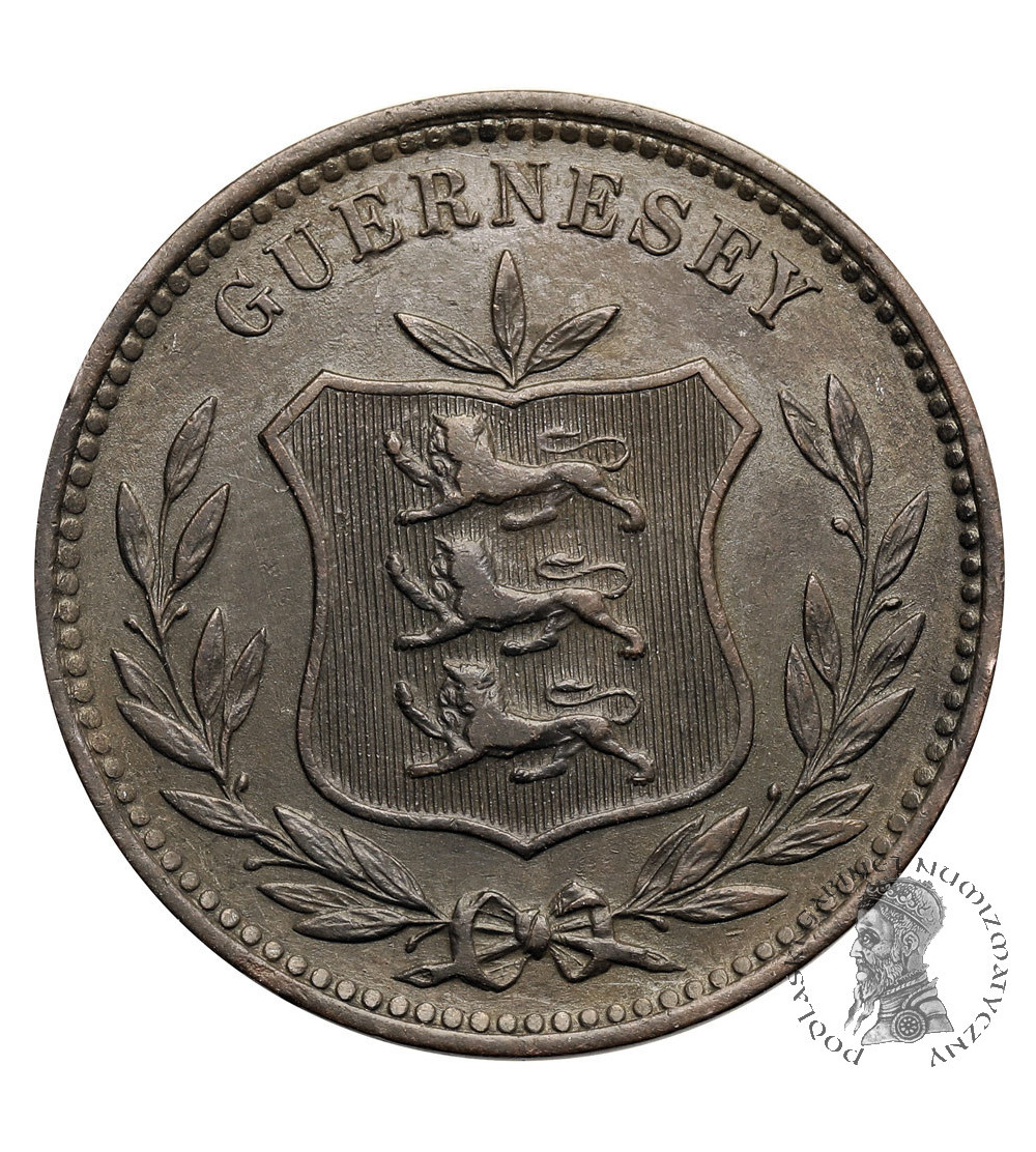 Guernsey, Victoria (1837-1901). 8 Doubles 1889 H