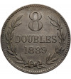 Guernsey, Victoria (1837-1901). 8 Doubles 1889 H