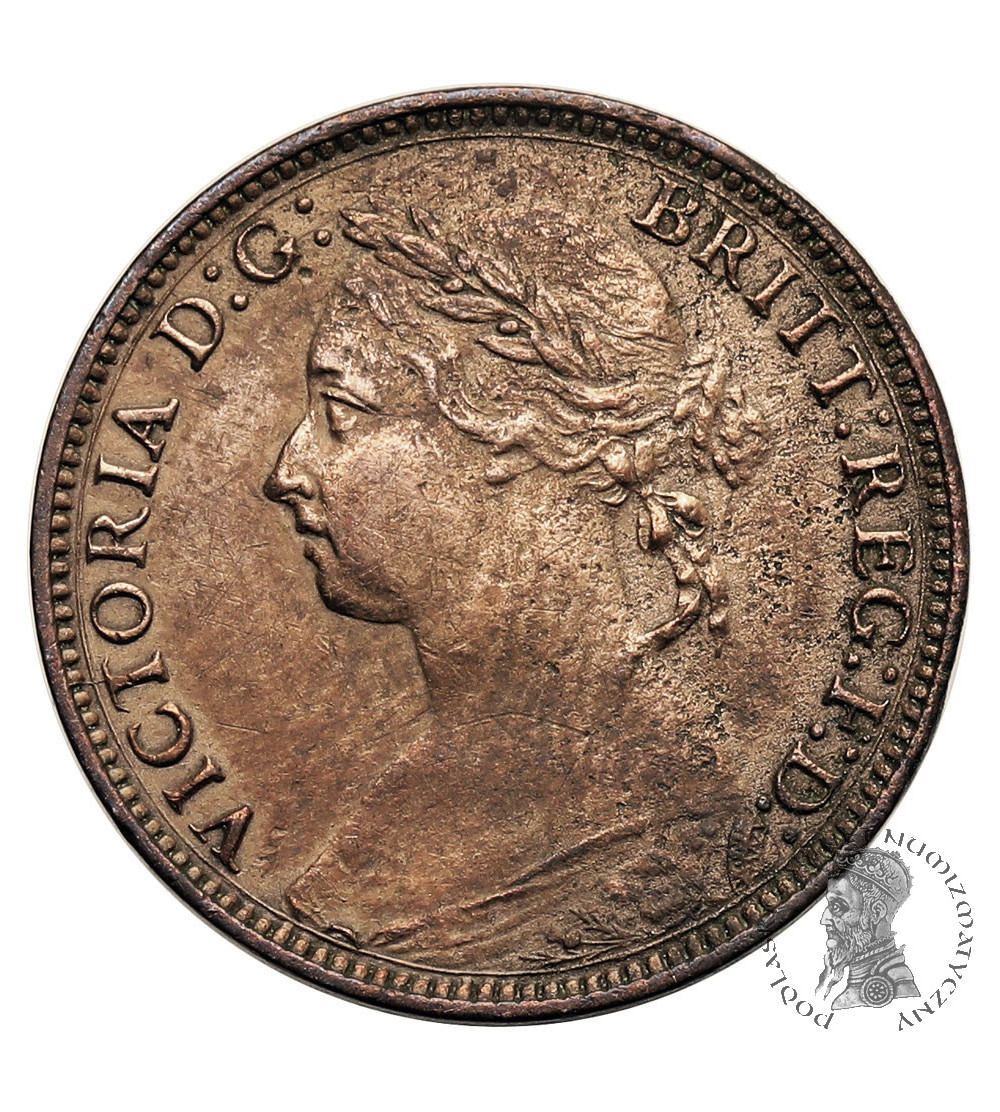Wielka Brytania, Wiktoria (1837-1901). 1 Farthing 1882 H