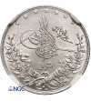 Ottoman Empire. Egypt, Abdul Hamid. 1 Qirsh, AH 1293 W Year 10 / 1886 AD - NGC MS 63