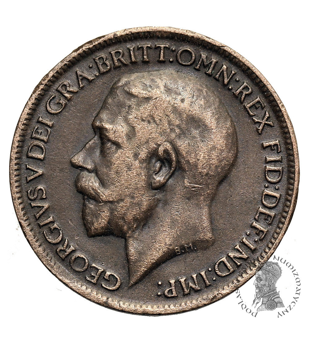 Great Britain, George V (1910-1936). 1 Farthing 1918