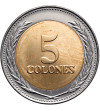 El Salvador. 5 Colones 1997