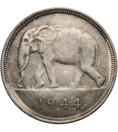 Belgian Congo. 50 Francs 1944, elephant
