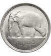 Belgian Congo. 50 Francs 1944, elephant