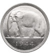 Belgian Congo. 50 Francs 1944, elephant
