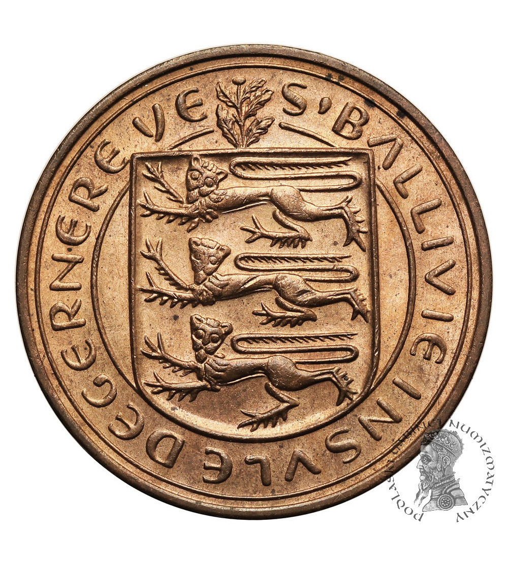 Guernesey, Elżbieta II (1952-2022). 8 Doubles 1959 P.V.