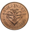 Guernsey, Elizabeth II (1952-2022). 8 Doubles 1959 P.V.