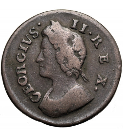 Wielka Brytania, Jerzy II (1727-1760). 1 Farthing 1736