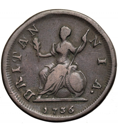 Great Britain, George II (1727-1760). 1 Farthing 1736