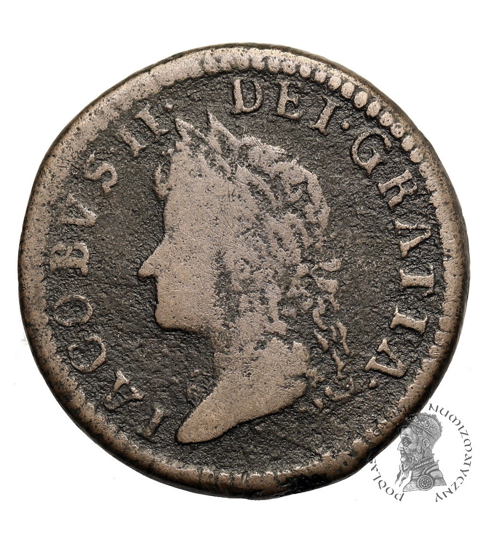 Ireland, James II (1685-1701). 12 Pence (Shilling) 1690 May, “Gun money”