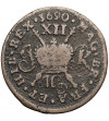 Ireland, James II (1685-1701). 12 Pence (Shilling) 1690 May, “Gun money”