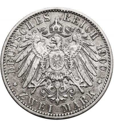 Germany, Prussia, Wilhelm II (1888–1918). 2 Marks 1900 A