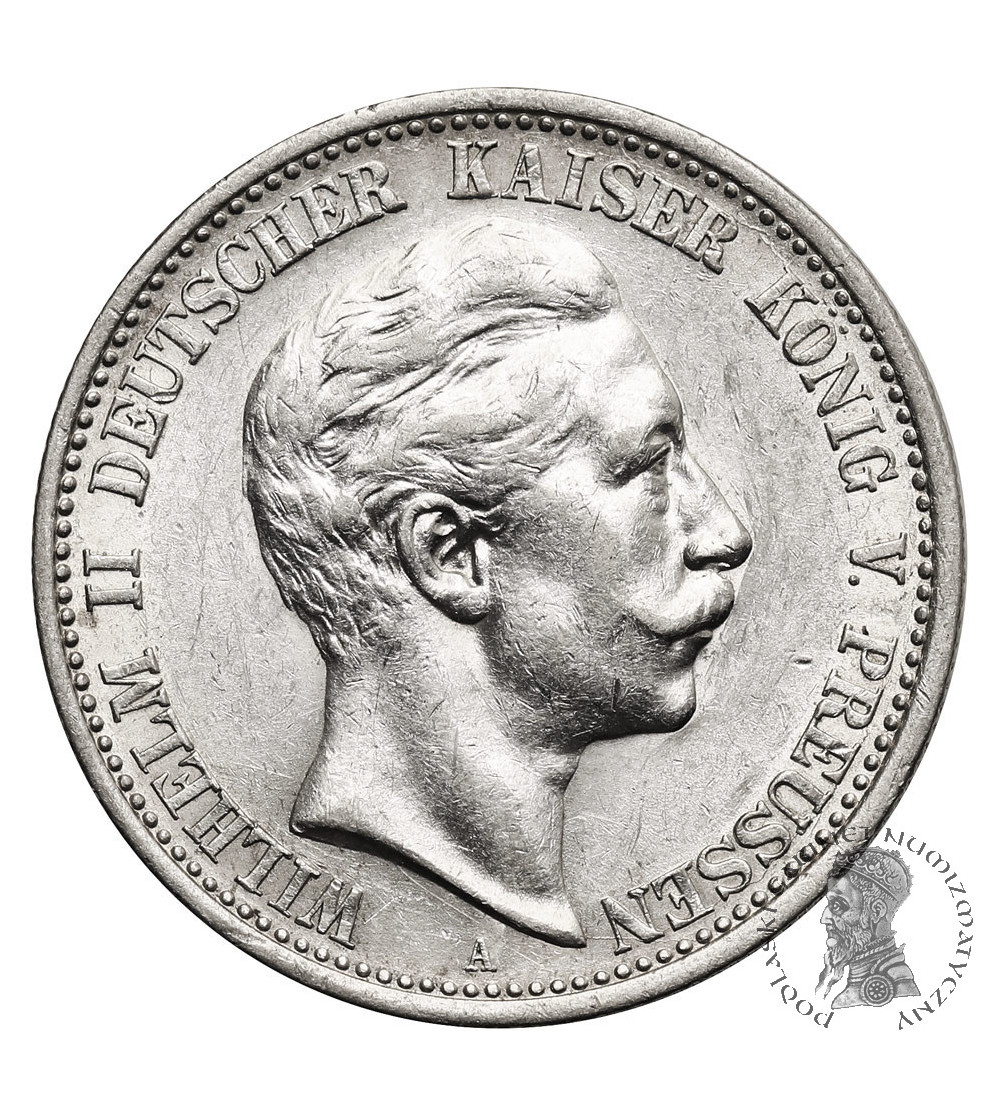 Niemcy, Prusy, Wilhelm II (1888-1918). 2 marki 1905 A
