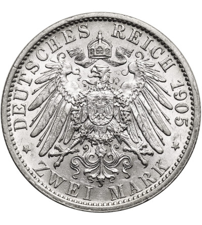 Niemcy, Prusy, Wilhelm II (1888-1918). 2 marki 1905 A