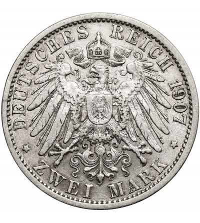 Niemcy, Prusy, Wilhelm II (1888-1918). 2 marki 1907 A