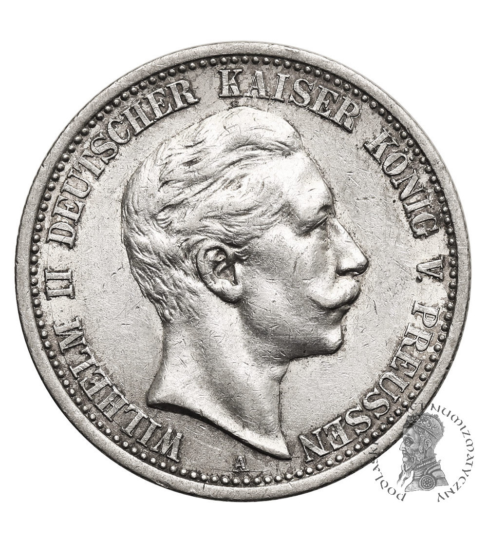 Niemcy, Prusy, Wilhelm II (1888-1918). 2 marki 1907 A