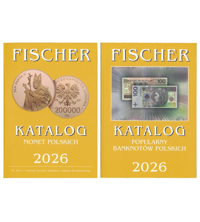 Fischer set 2026 - 2 catalogs (Polish coins and banknotes)