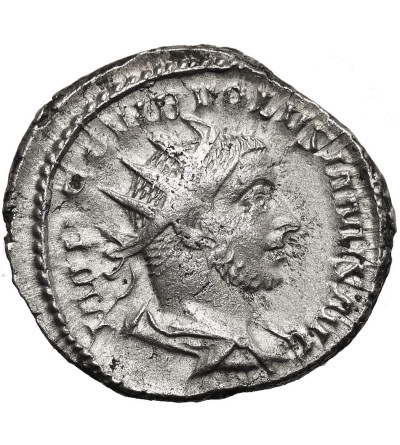 Rzym Cesarstwo. Woluzjan, 251-253. AR Antoninian, Mediolanum lub Rzym - VIRTVS AVGG