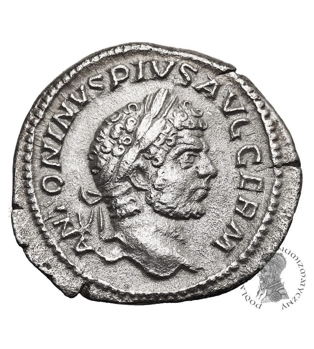 Roman Empire. Caracalla, 198-217 AD. AR Denarius, 214 AD, Rome mint