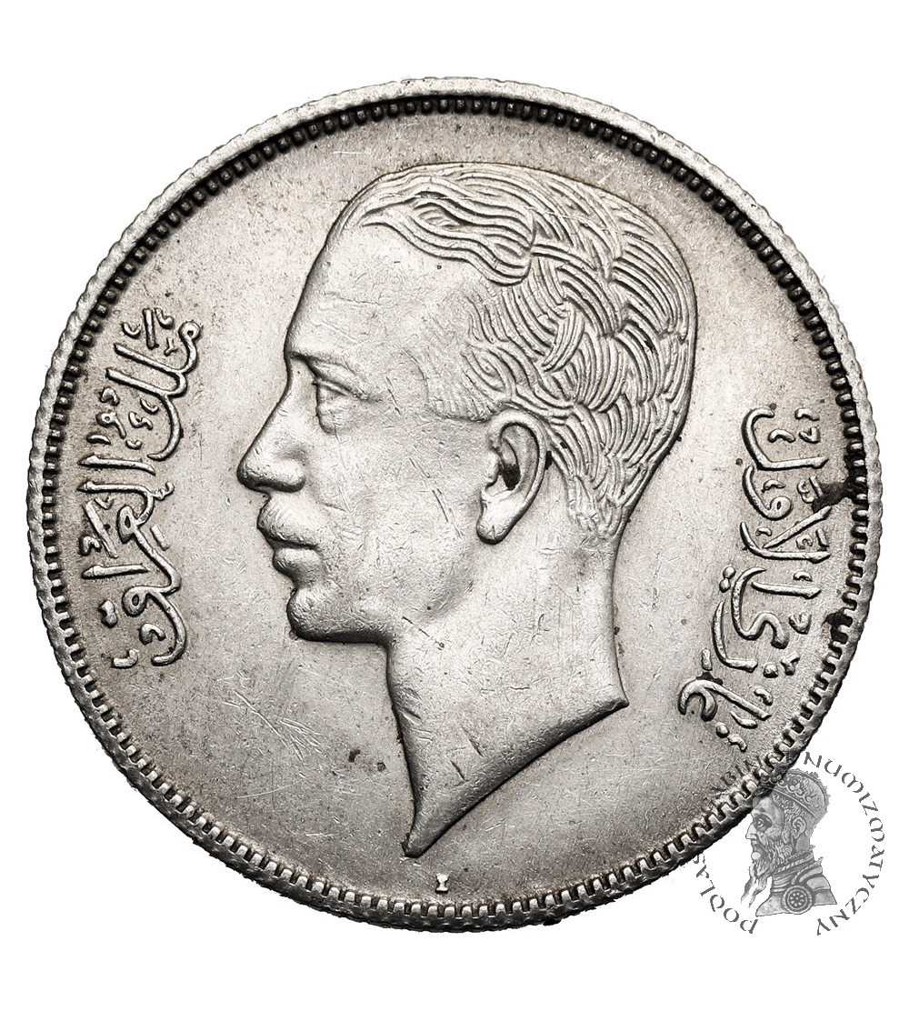 Iraq. Ghazi I, 1933-1939. 50 Fils AH 1357 / 1938 AD (I)