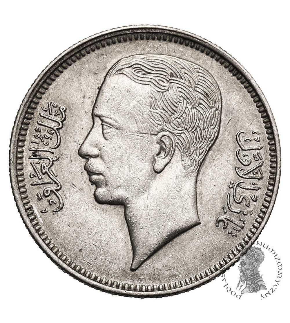 Iraq. Ghazi I, 1933-1939. 20 Fils AH 1357 / 1938 AD (I)