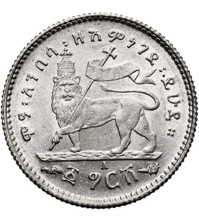 Ethiopia, Menelik II 1889-1913. Gersh EE 1895 / 1902-1903 AD, Paris