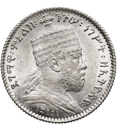 Etiopia, Menelik II 1889-1913. 1 Gersh EE 1895 / 1902-1903 AD, Paryż